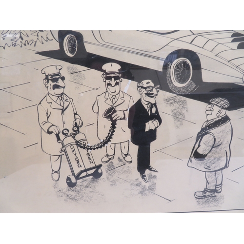 42A - Raymond Jackson, Ink Sketch, 