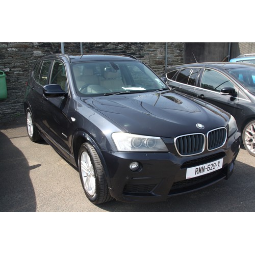 11 - RMN629X
Black BMW X3 Estate XDrive M Sport 1995cc
First Registered 07.09.2011
Approx 57,324 miles
Di... 