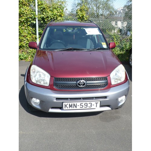 10 - KMN593T
Red Toyota RAV4 XT3 1998cc
First Registered 28.10.2004
Approx 87,000 miles
Manual Petrol
