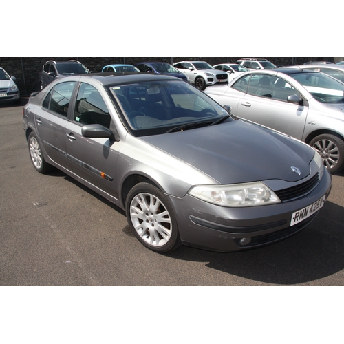 83 - RMN425V
Grey Reult Laguna Dynamique 1783cc
First Registered 31.07.2003
Approx 46,000 miles
Manual Pe... 