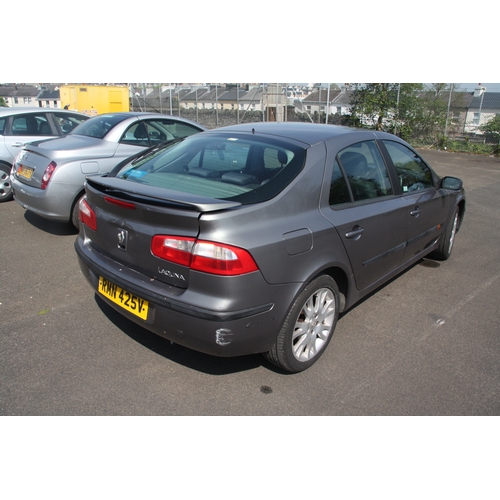 83 - RMN425V
Grey Reult Laguna Dynamique 1783cc
First Registered 31.07.2003
Approx 46,000 miles
Manual Pe... 