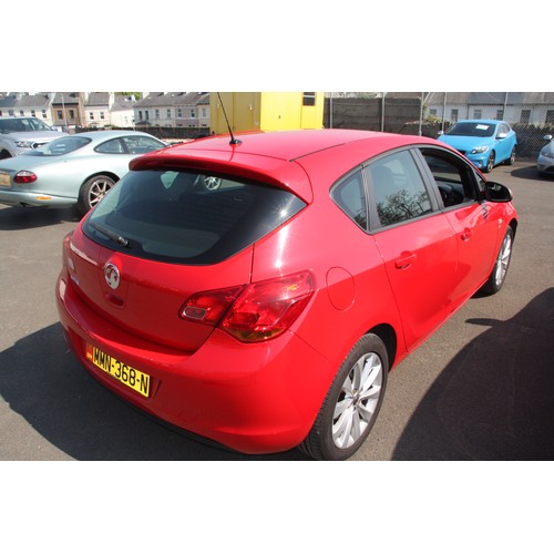 90 - MMN368N
Red Vauxhall Astra Active 1398cc
First Registered 30.03.2012
Approx 73,400 miles
Petrol Manu... 