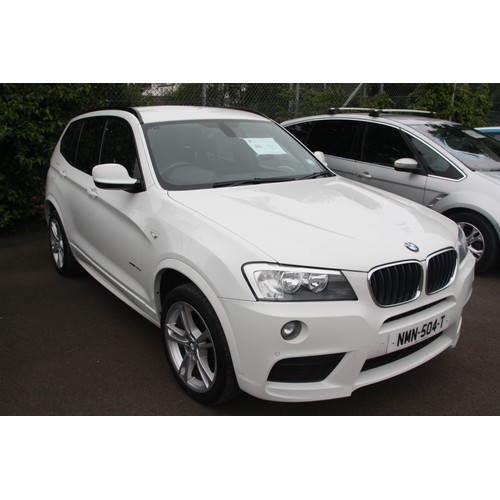 40 - NMN504T
White BMW X3 M Sport F25 XDrive 1995cc
First Registered 01.09.2011
Approx 56,000 miles
Auto ... 