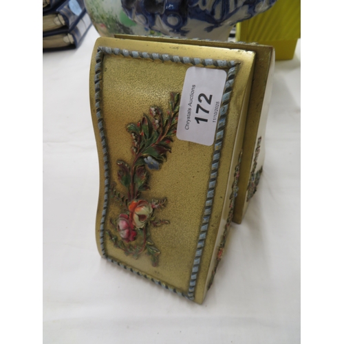 172 - Pair of Barbola book ends