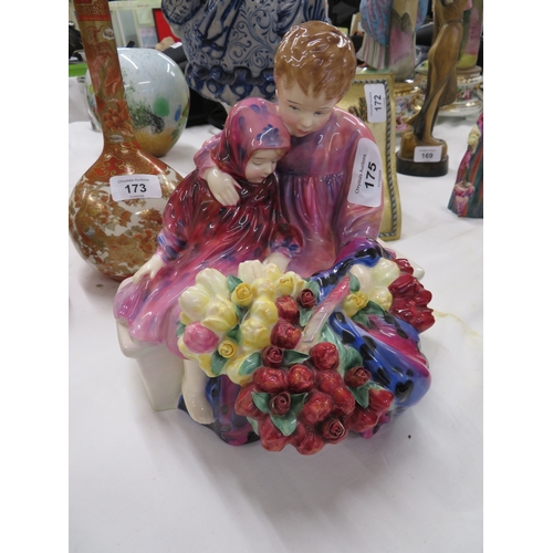 175 - Royal Doulton flower sellers children HN1342