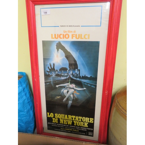 156 - Framed Italian movie poster