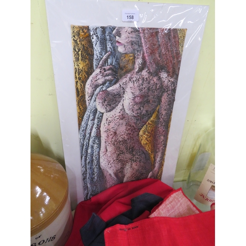 158 - Unusual painting of a nude