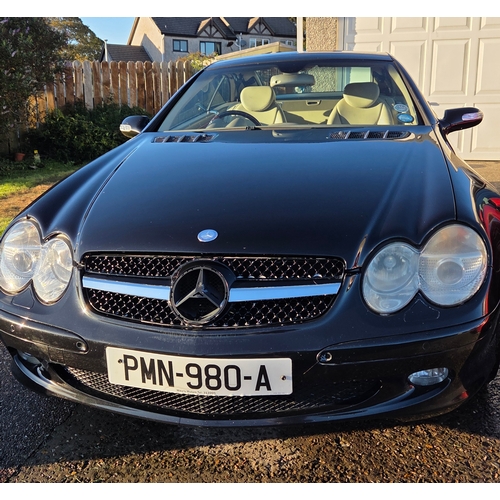 94 - PMN980A
Black Mercedes SL500 4966cc V8
First Registered 08.08.2002
Approx 79,000 miles
Auto Petrol
D... 
