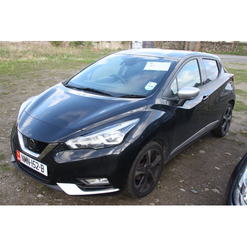 85 - NMN152B
Black Nissan Micra Tekna 898cc
First Registered 31.03.2017
Approx 47,270 miles
Petrol Manual