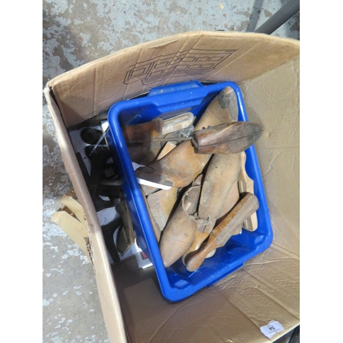 54 - Large box shoe lasts