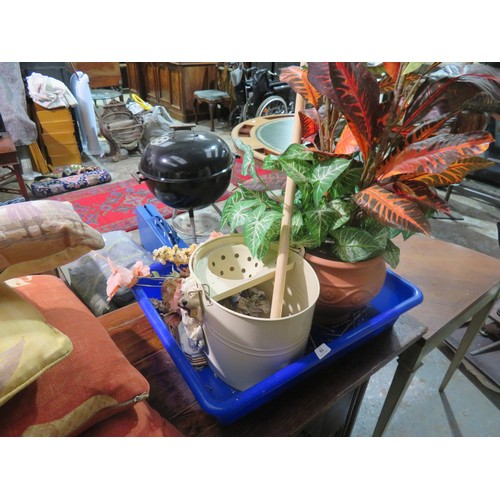 19 - Collection mop bucket door stop etc