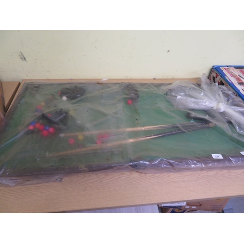 271 - Miniature snooker table