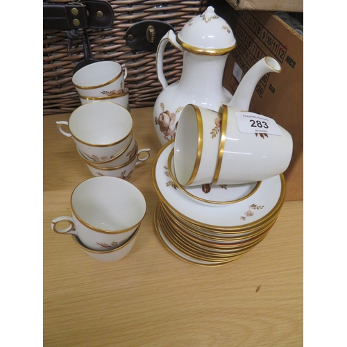 283 - Royal Copenhagen coffee set