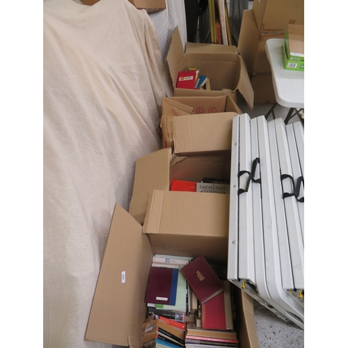 318 - Four boxes of assorted books