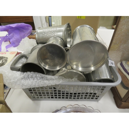 491 - Box of tankards