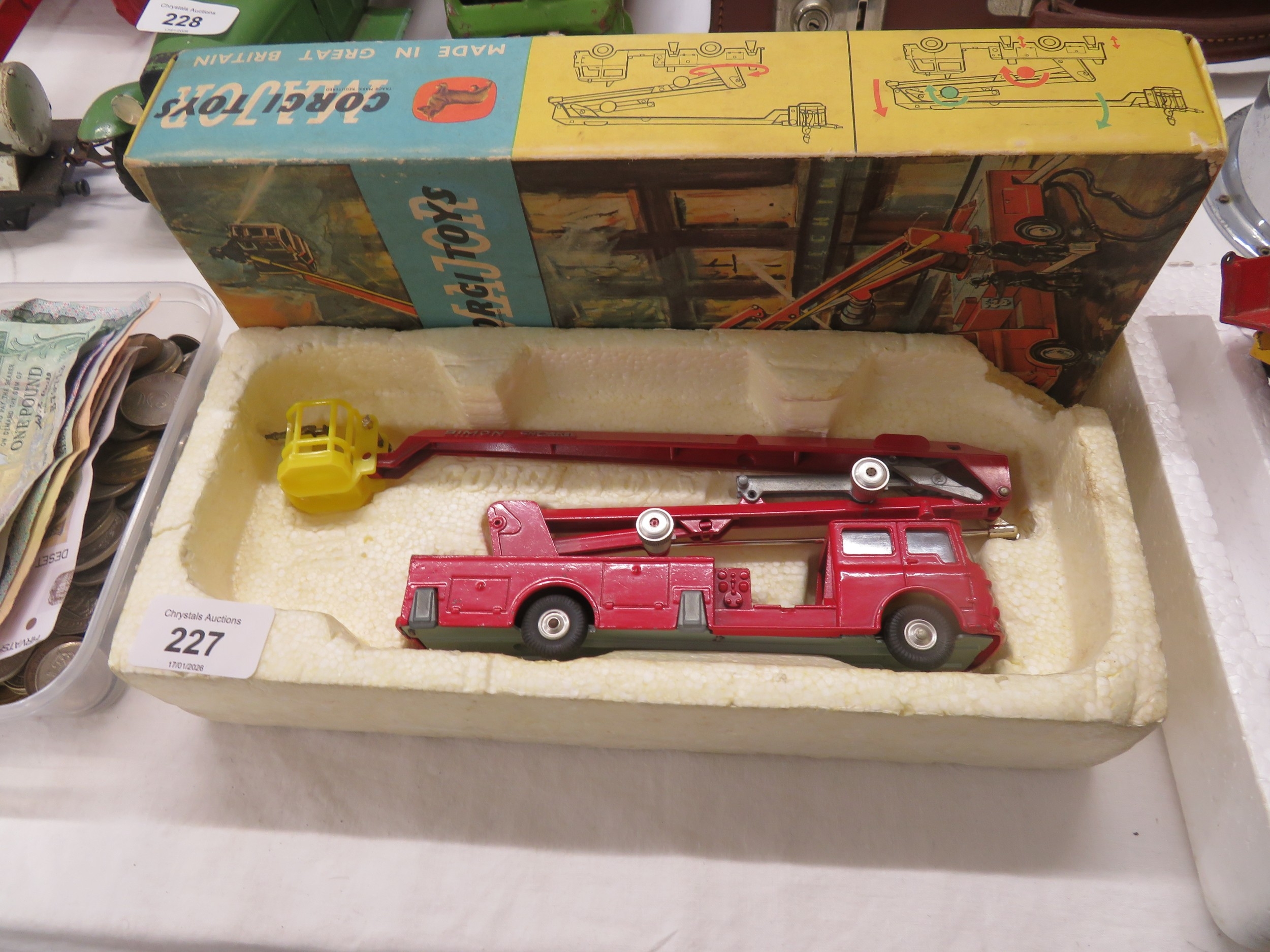 Corgi Major, Simon Snorkell Fire Engine (boxed)
