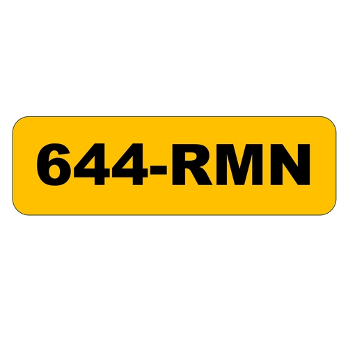 95 - On Cherished Registration Certificate 644-RMN
