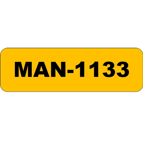 96 - On Cherished Registration Certificate MAN-1133