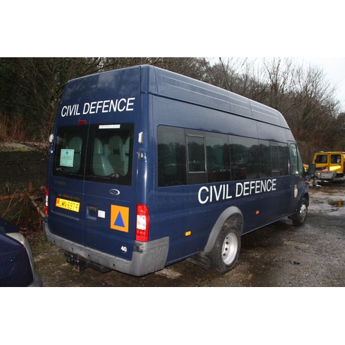 117 - JMN697F
Blue Ford Transit 2402cc mini bus
First Registered 31.03.2008
Approx 24,613 miles
Manual Die... 