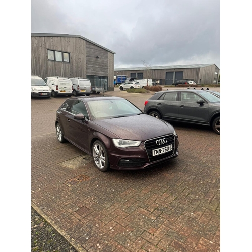 106 - TMN760C
Red Audi A3 S-Line TFSI 1197cc
First Registered 06.06.2014
Approx 95,000 miles
Manual Petrol... 