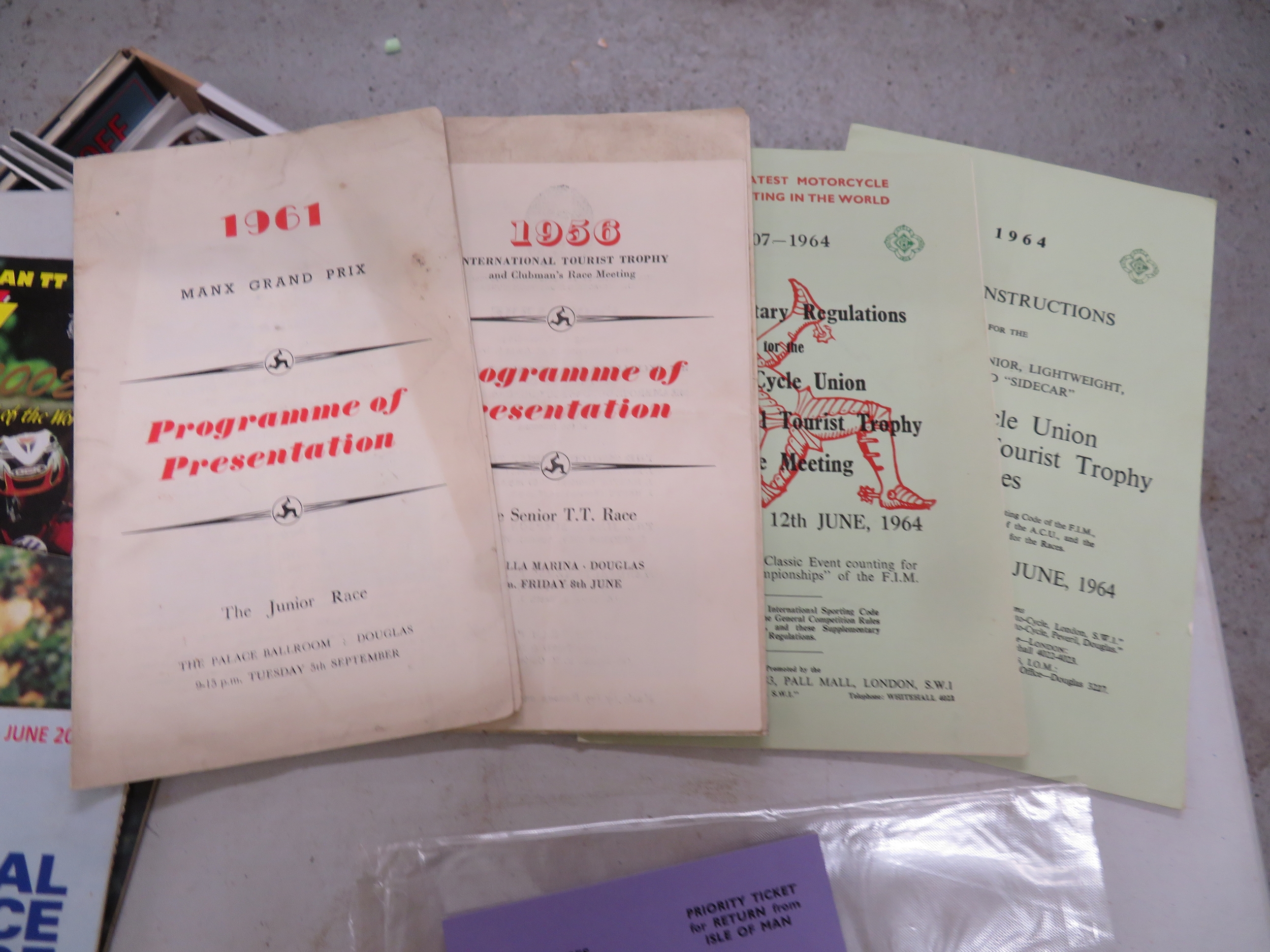 Large collection of TT and MGP programs 1950's onwards
