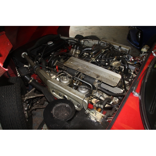 25 - V-12-MANRed Jaguar E-type Series III Roadster 5343cc V12First Registered 13.09.1973Approx 52,769 mil... 