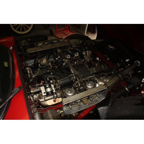 25 - V-12-MANRed Jaguar E-type Series III Roadster 5343cc V12First Registered 13.09.1973Approx 52,769 mil... 