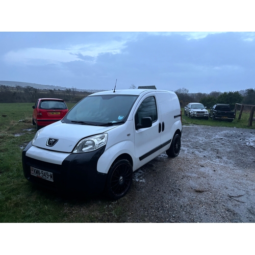 KMN949MWhite Peugeot Bipper S 1.4hdiFirst Registered 30.12.2010Approx ...