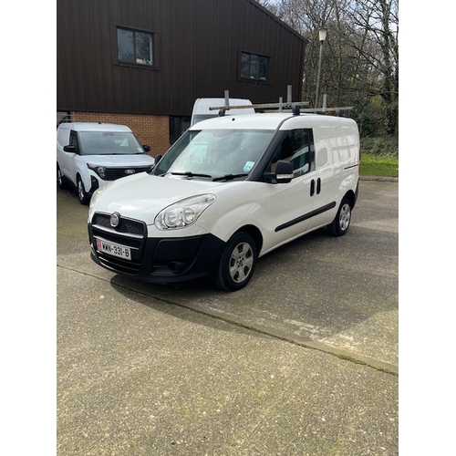 5 - MMN331BWhite Fiat Doblo 16V Multijet 1248ccFirst Registered 15.03.2013Approx 75,000 milesManual Dies... 