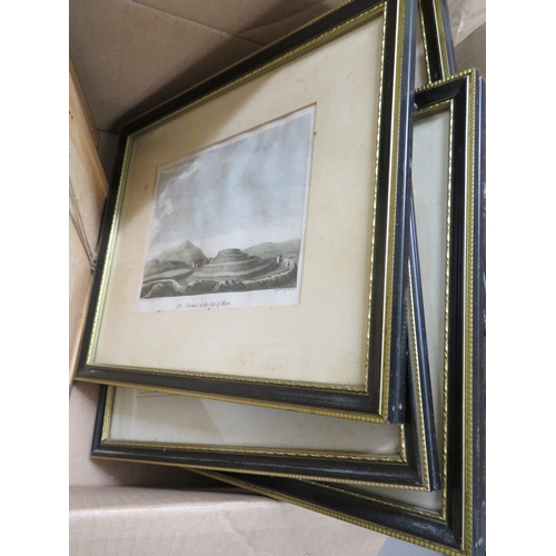 275 - Collection of Manx engravings