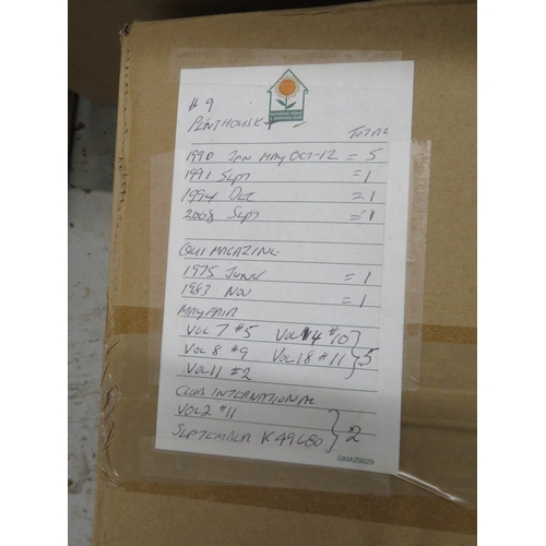 289 - Four boxes of Playboy magazines 70's, 80's 90's