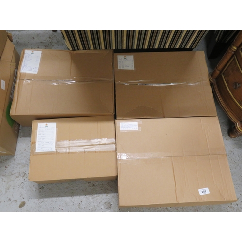 289 - Four boxes of Playboy magazines 70's, 80's 90's