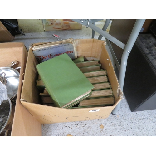 193 - Box of assorted books, including the Barsetshire novels
