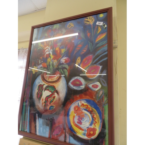 197 - Karen Pearce, Tiger Lilies, print