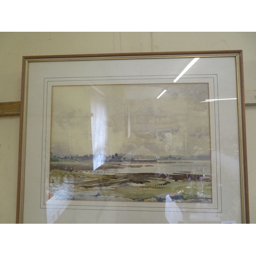 199 - Norman F. Howell, Looking To Castletown from Scarlett, watercolour, 14x20ins, signed and dated '58