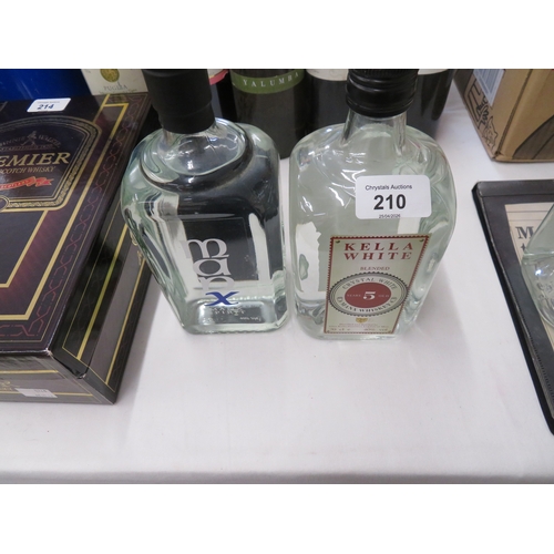 210 - Two bottles of Manx Whiskey