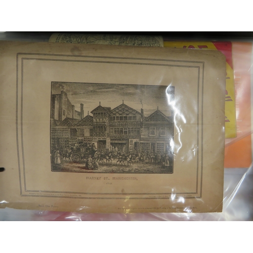 303 - Good folio of ephemera, mostly Manx items