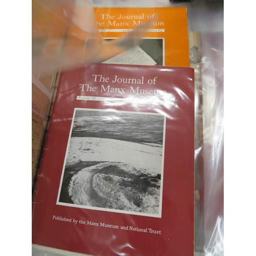 303 - Good folio of ephemera, mostly Manx items