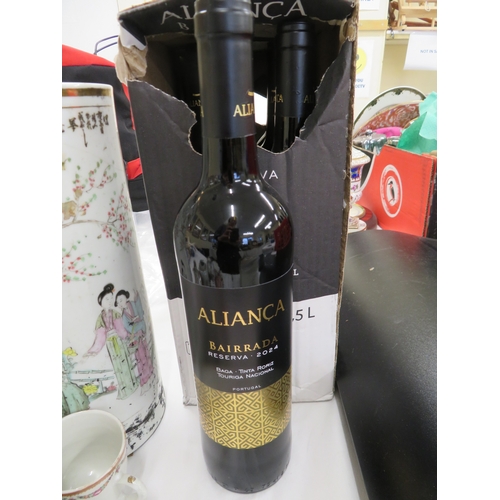 305 - Six bottles of Alianca Bairrada red wine