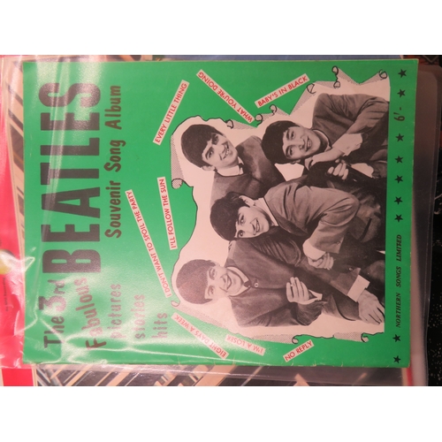 332 - Collection of Beatles records, book, souvenir magazine etc