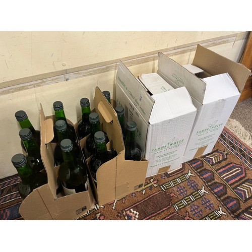 202 - Twenty Four bottles of James White classic apple juice - Bramley and Cox