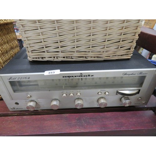 353 - Marantz model 2216B, together with a collection of CDs