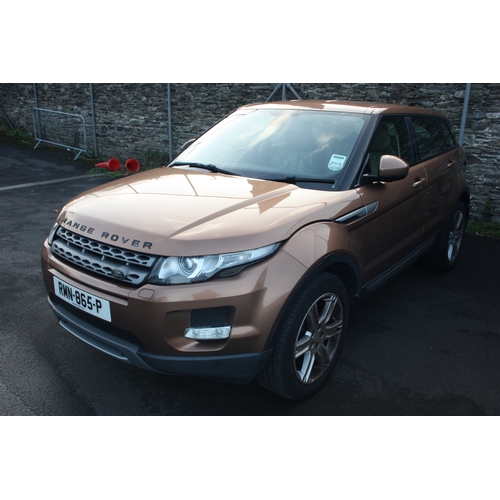 RMN865PBronze Range Rover Evoke 2179ccFirst Registered 24.01.2014Approx ...