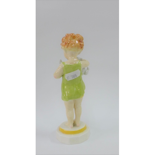 104 - Royal Worcester Day of the Week figure 'Wednesday's Child Knows Little Woe, 18cm