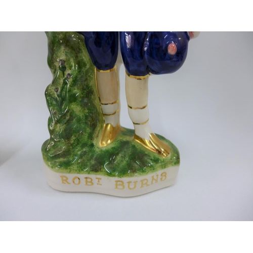 99 - Griselda Hill Pottery Ltd Ed Robert Burns and Highland Mary flatback figures, signed and numbered 4 ... 