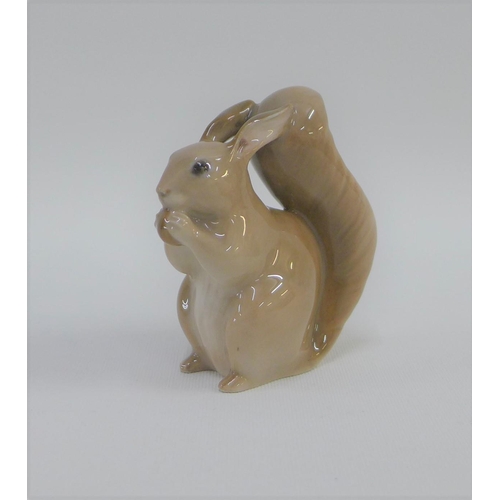 88 - Royal Copenhagen squirrel with printed backstamp and numbered 1455 - 982, 7cm high