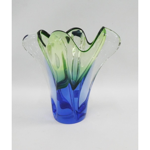 119 - Murano style art glass vase, 19cm high