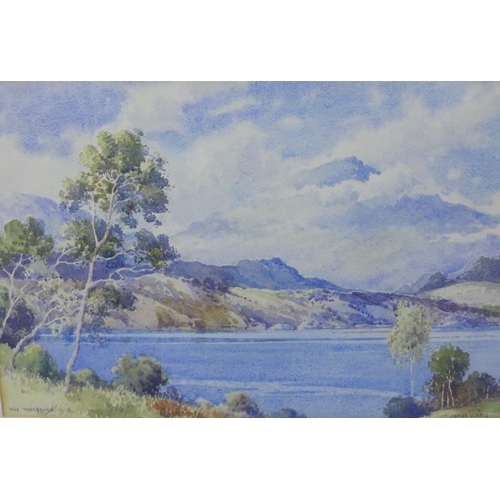 173 - James Greig The Trossachs,  Watercolour, signed and entitled,  in glazed frame, 46 x 30cm... 