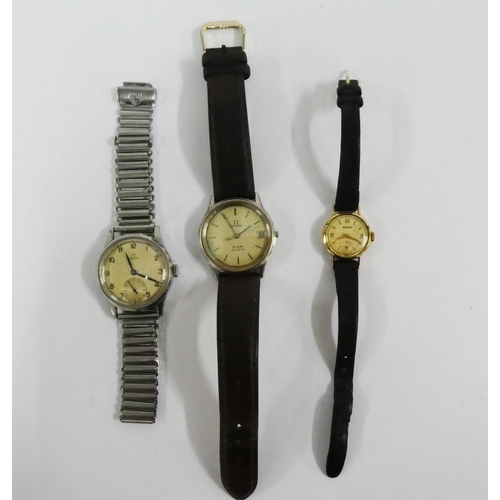 18 - Gents vintage Omega De Ville wrist watch, Gents Omega stainless steel wrist watch with Arabic numera... 