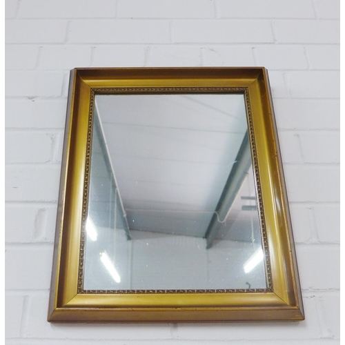 273 - Rectangular gilt wall mirror, 47 x 39cm